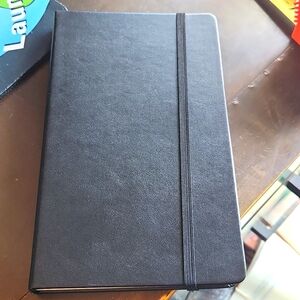 Exceed Medium Journal, Dot Grid, 5" x 8.25", Black